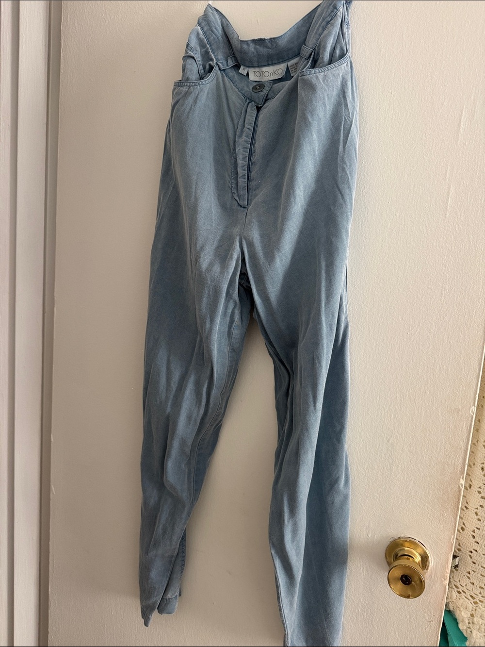 Light Blue Women's Casual Chinos by